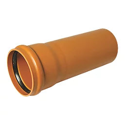 PUSH-FIT SINGLE SOCKET DRAINAGE PIPE 160MM X 3M