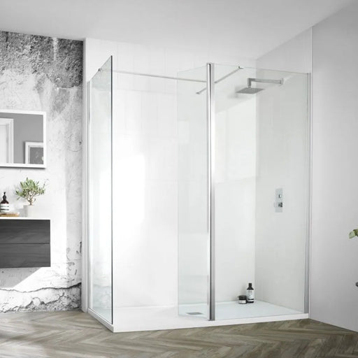 Aquadart Wetroom 8 300mm Flat Folding Flipper Panel