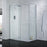 Aquadart Wetroom 900mm Panel with 300mm Hinged Return Panel