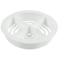 CIRCULAR SOFFIT VENT WHITE 70MM 10 PACK