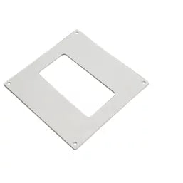 RECTANGULAR WALL PLATE WHITE 100MM