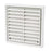 FIXED LOUVRE VENT WHITE 100 X 100MM