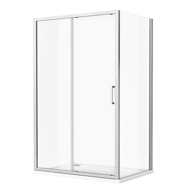 Sliding Door enclosure with Tray and waste