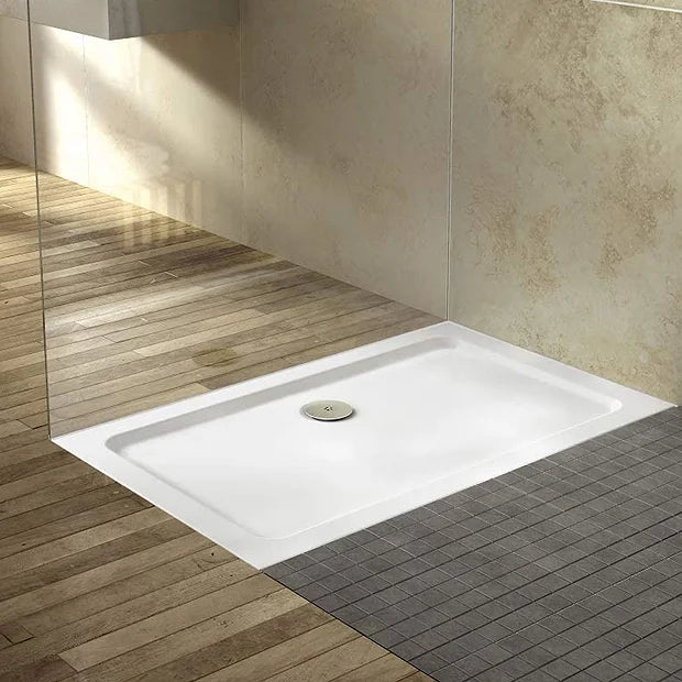 90mm High Flow Chrome Shower Tray Waste