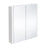 Toreno 2-Door Mirror Cabinet (Minimalist White - 617mm Wide)
