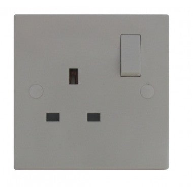 5 Pack 1 Gang 13a Switched Socket Double Pole