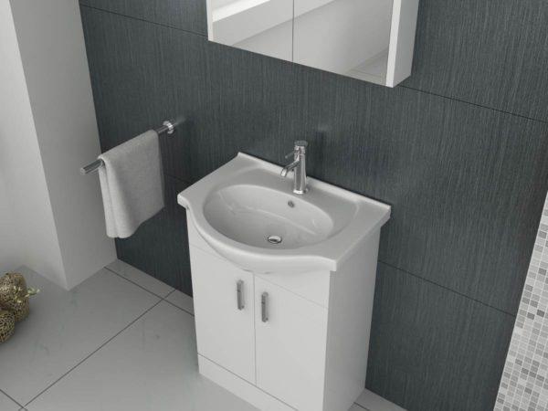 Basin & Cabinet Nuie Bliss Back to Wall Pan (excluding Seat)