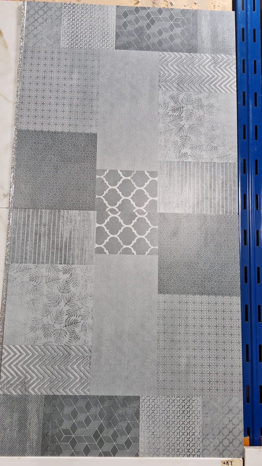 Tapla Wood Mud 60x60 Wall & Floor Tile