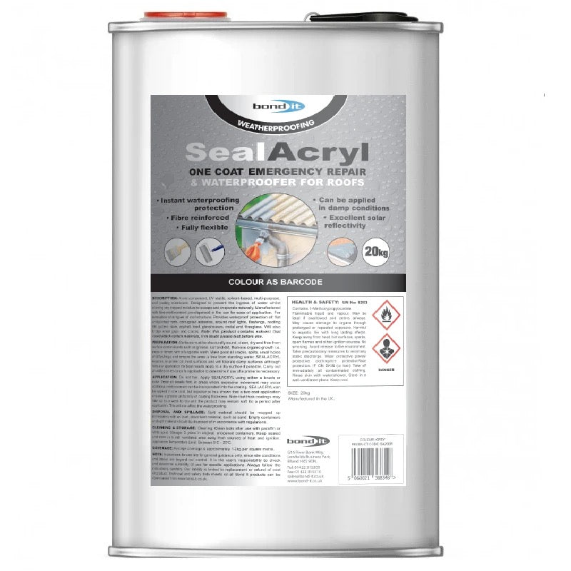 SealAcryl One Coat Emergency Repair 20Kg