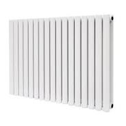 Designer Radiator Horizontal Oval Double 600 — UK-Plastics