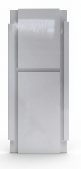 White Brick 2400x1000x10MM PVC Panel