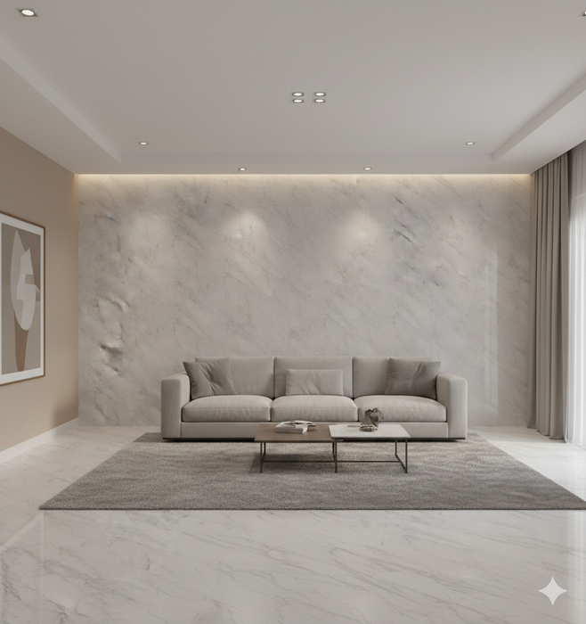 Grey Marble Gloss  Size: 1000×2400 mm
Thickness: 10mm