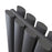 Princia Horizontal 600x1620mm Oval Panel Double Anthracite