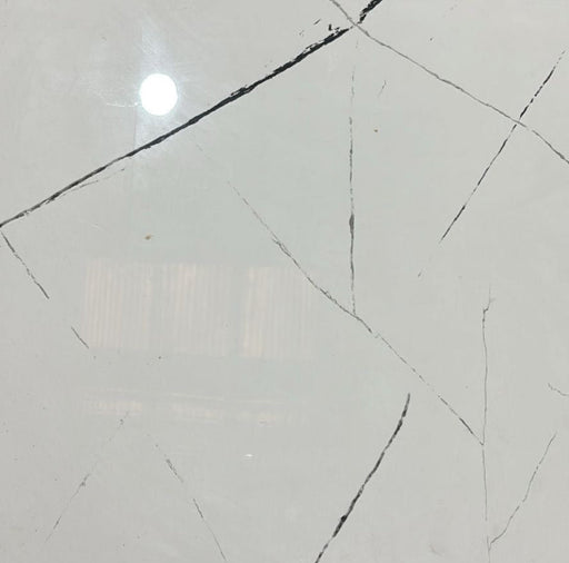 Space White Glossy 60x60 Wall & Floor Tile