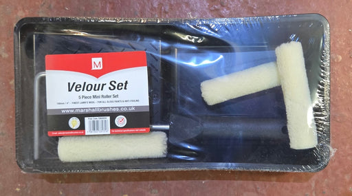 Marshall Velour 5 Piece Mini Roller Set
