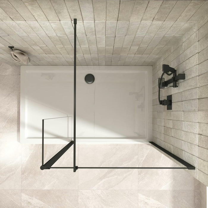 Wetroom Screen Black Bar