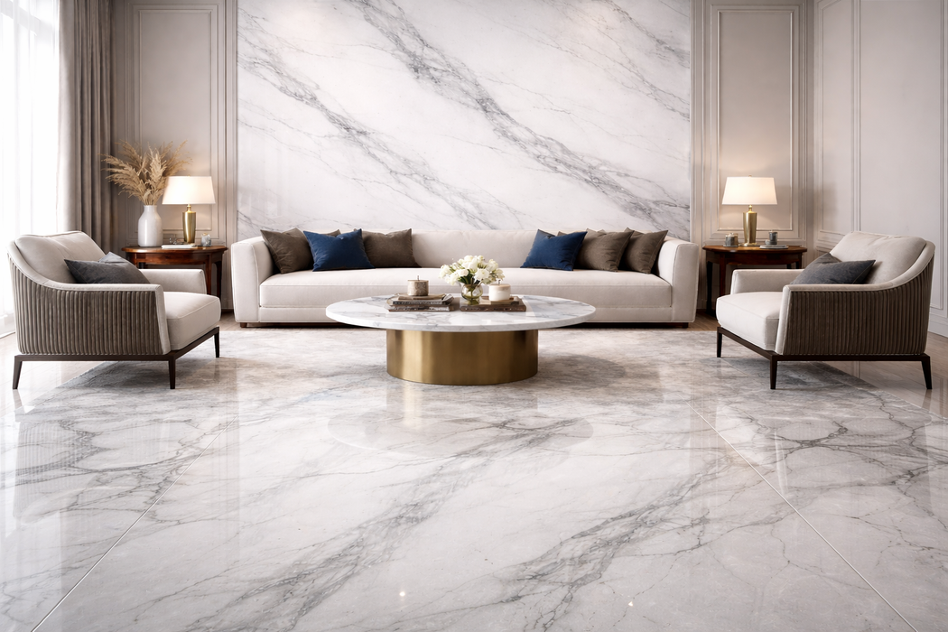 Lux White 60cmx120cm Wall & Floor Tile