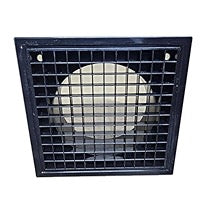 Egg Crate Grille Vent | Extractor Vent Cover Black Diameter 100mm/4Inc ...