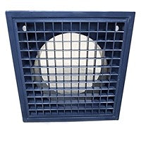Egg Crate Grille Vent | Extractor Vent Cover Teracotta Diameter 100mm ...