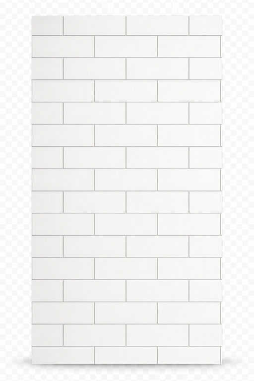 White Brick Gloss Size: 1000×2400 mm
Thickness: 10mm