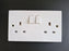2 Gang Single Pole Switch Socket