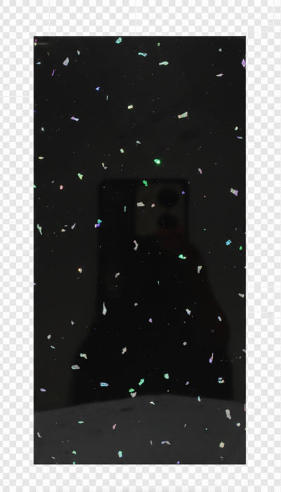 Black Glitter 2400x1000x10MM PVC Panel