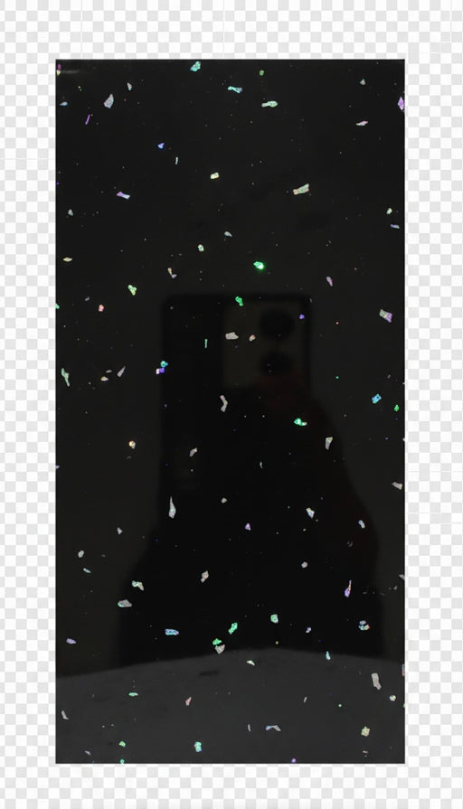 Black Glitter 2400x1000x10MM PVC Panel