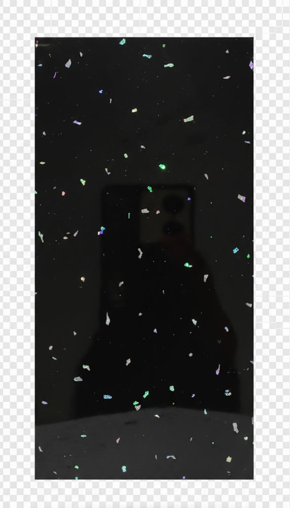 Black Glitter 2400x1000x10MM PVC Panel