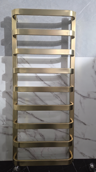 Brushed brass Towel Rail Radiator