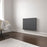 Princia Horizontal 600x600mm Oval Panel Double Anthracite