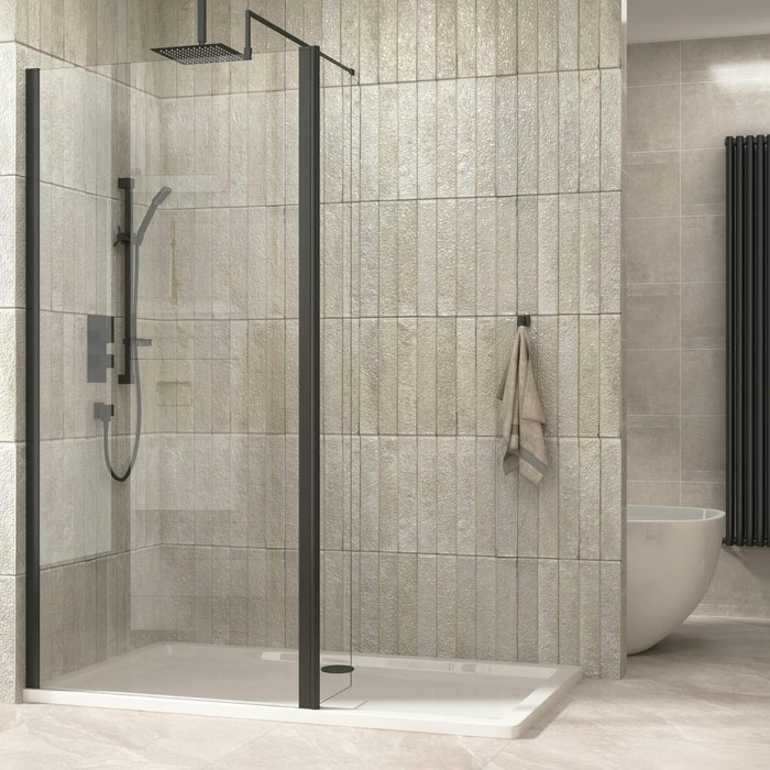 Wetroom Screen Black Bar