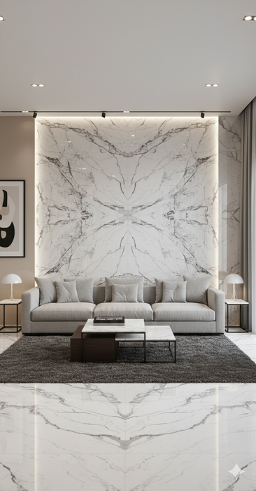 Grey Stone 2400x1000x10MM PVC Panel