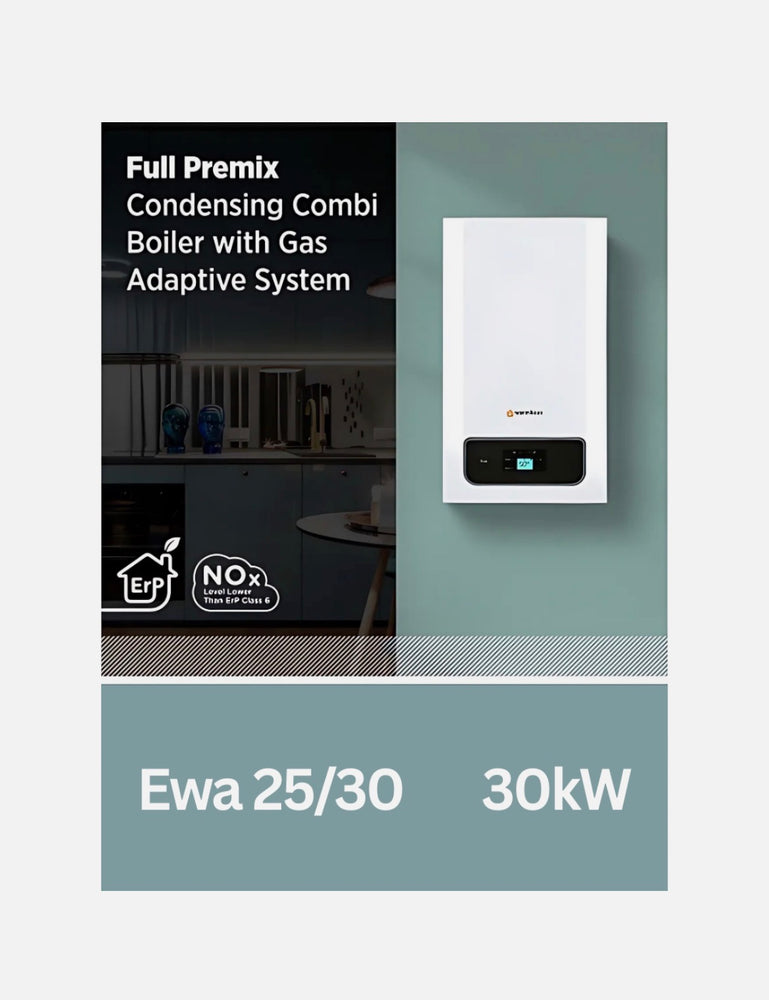 Warmhaus 30kW Full Premix Condensing Combi Boiler