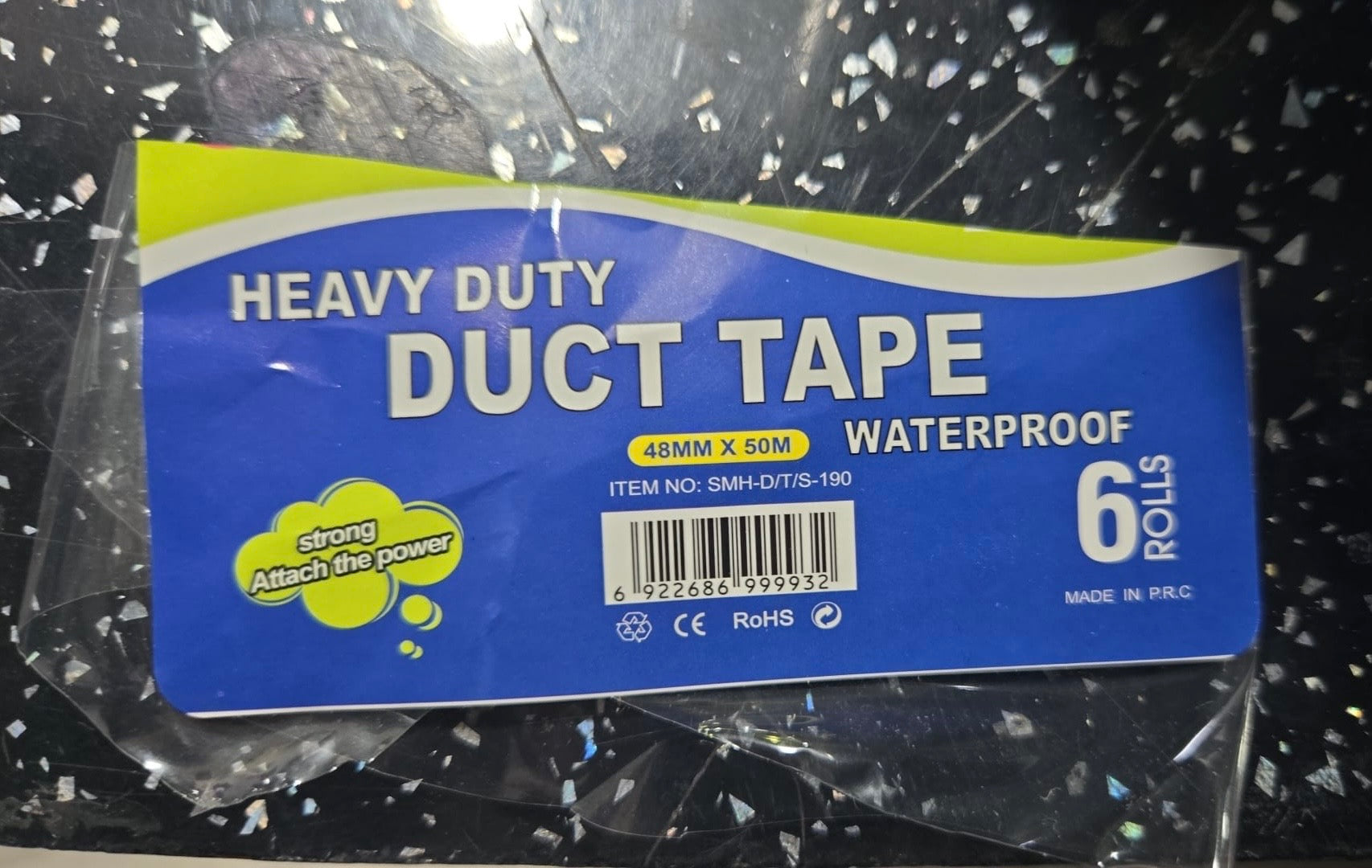 Heavy Duty Duct Tape 48MM x 50M 6Rolls Each