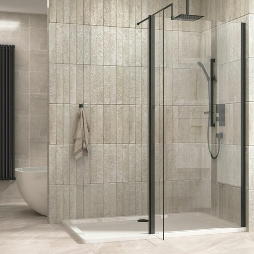 Wetroom Screen Black Bar