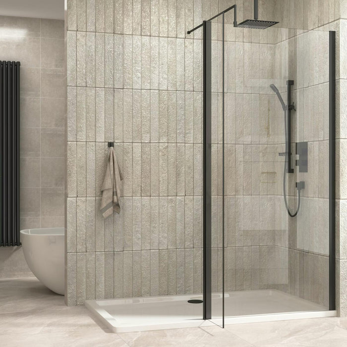 Wetroom Screen Black Bar
