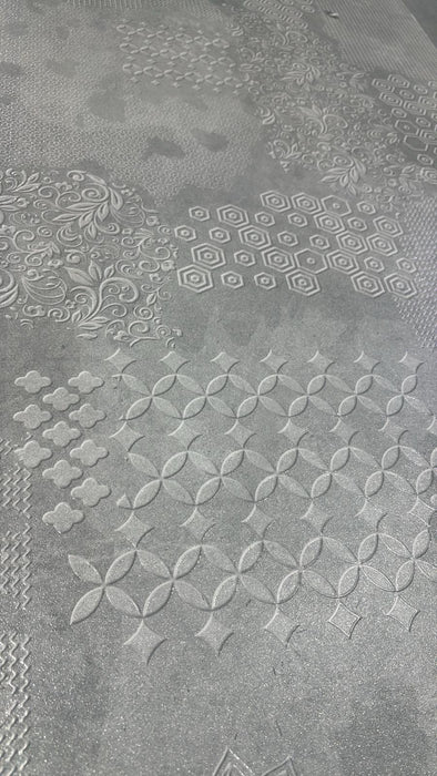 Porcelain Sand Grid Deco 60 x 120 Floor Tile