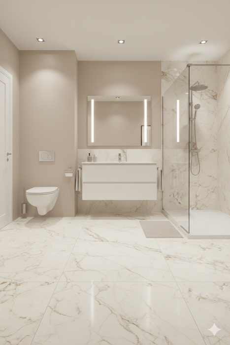 Porcelain Foista Baige 60cm x 120cm Wall & Floor Tile