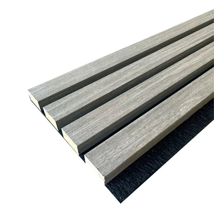 Grey Oak Acoustic Slat Wall Panel - Sulcado