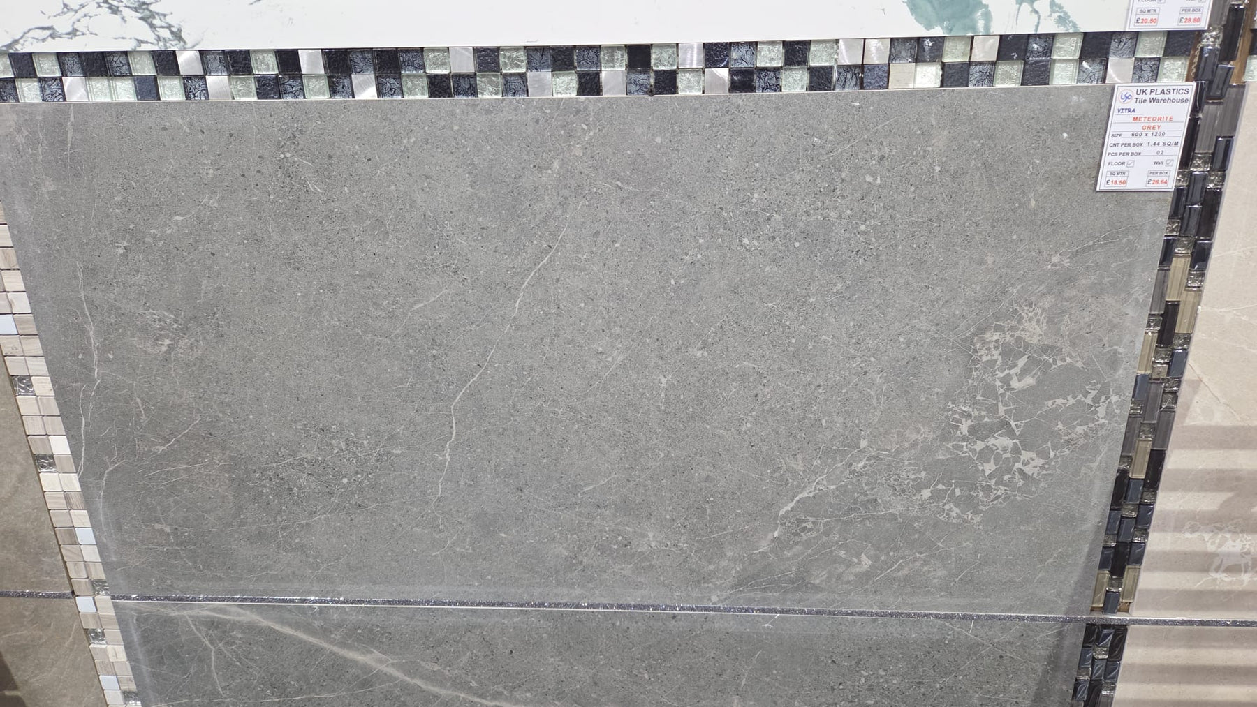 Meteorite Grey 60cmx120cm Wall & Floor Tile