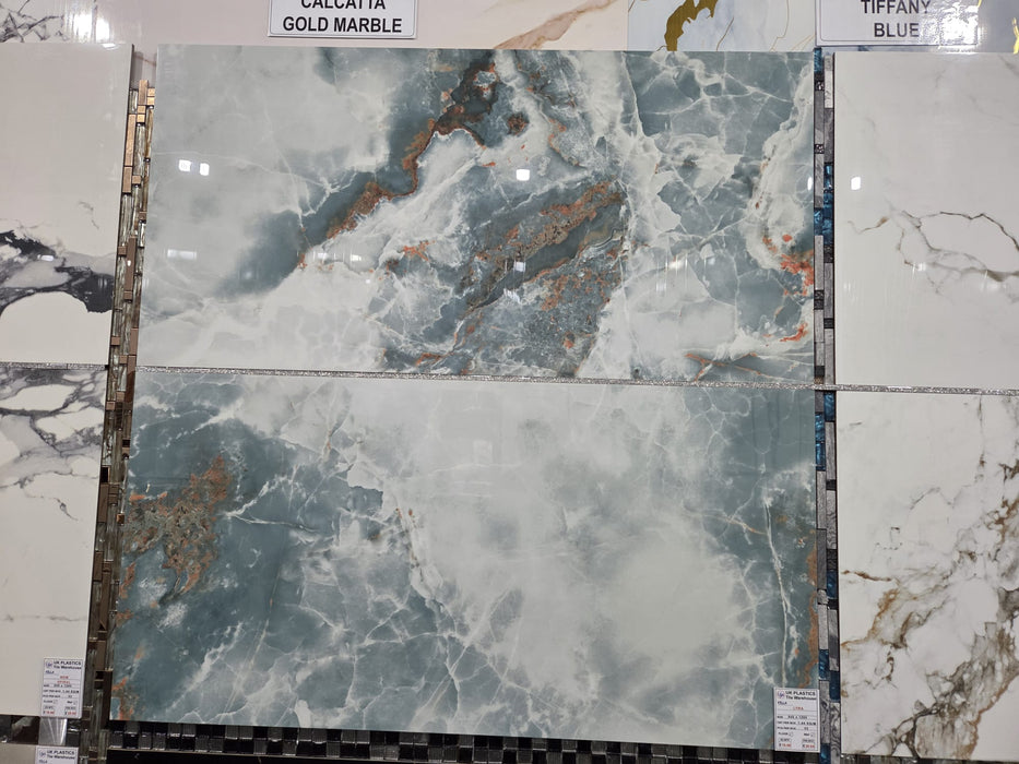 Porcelain Lyra Green Gloss 60cm x 120cm