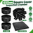 450mm Drainage Inspection Chamber Kit with Square Cover, 1 Base & 3 Risers – Underground Drainage System