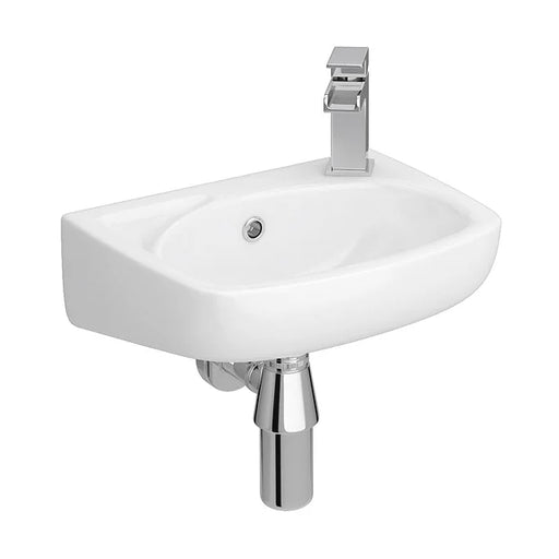 Nuie 350mm Wall Hung Basin - 1 Tap Hole