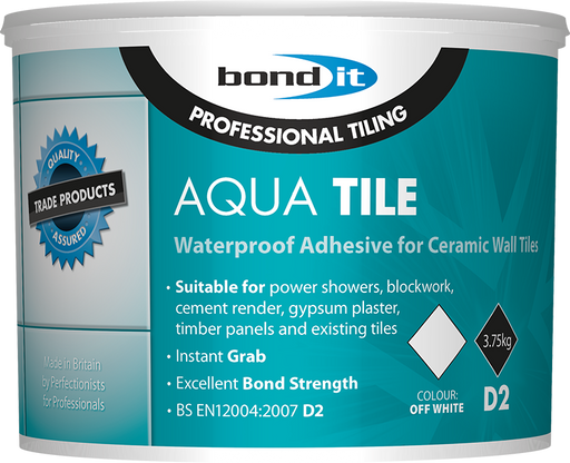 Aqua-Tile Water-Resistant Wall Tile Adhesive - 15kg