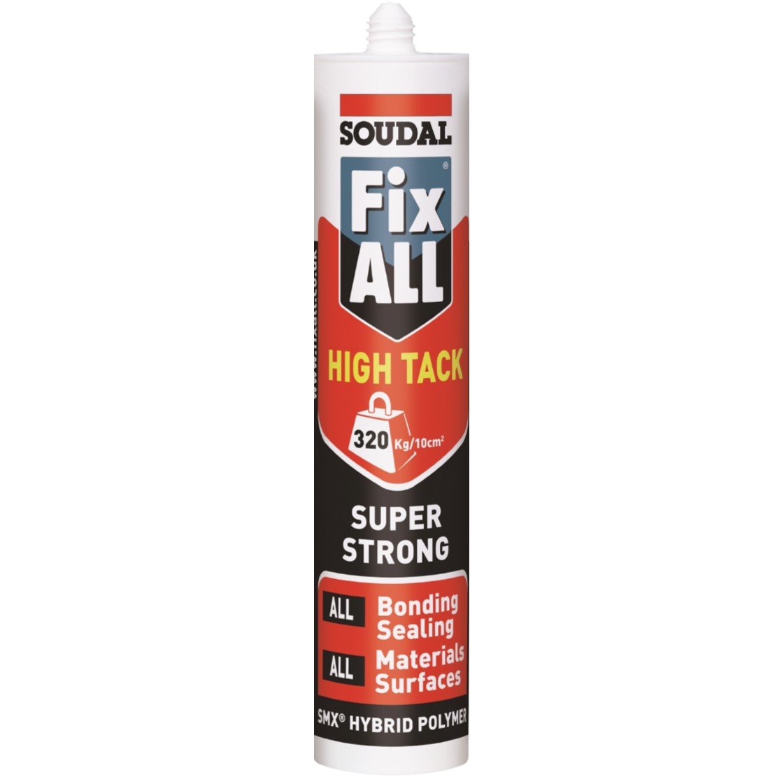 Soudal Fix All High Tack Adhesive & Sealant White 290ml
