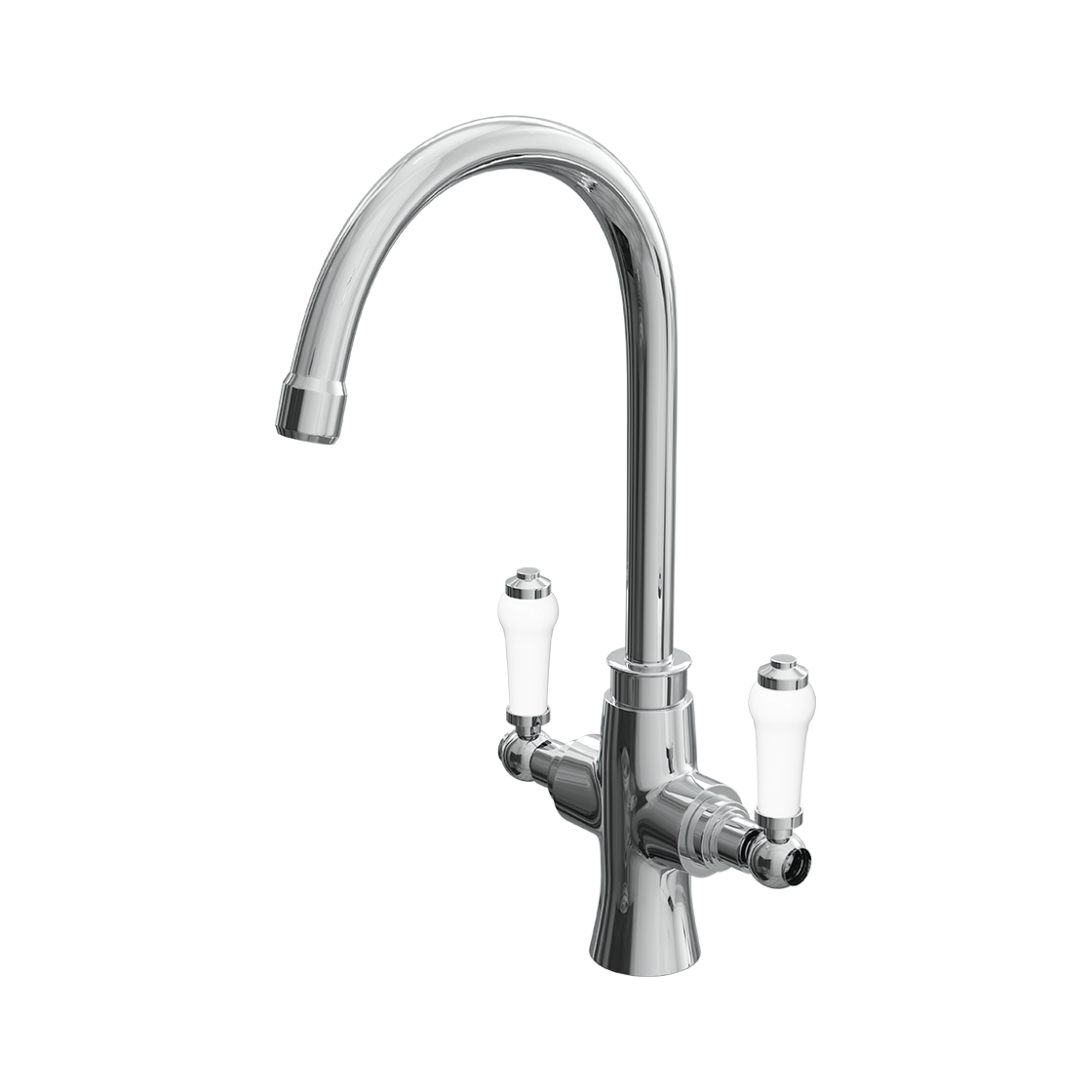 Dual Lever Kitchen Mixer Tap — UK-Plastics