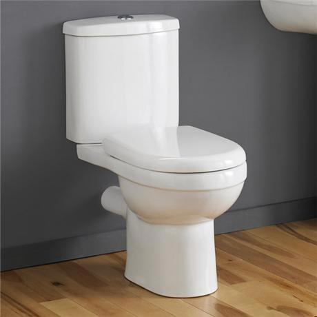 Ivo Ceramic Close Coupled Toilet with Soft Close Seat