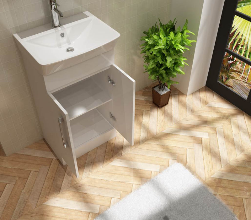 Planet 600 White Unit And Basin
