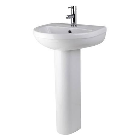 Ivo Toilet,Basin, Cistern & Pedestal 5 Piece Set