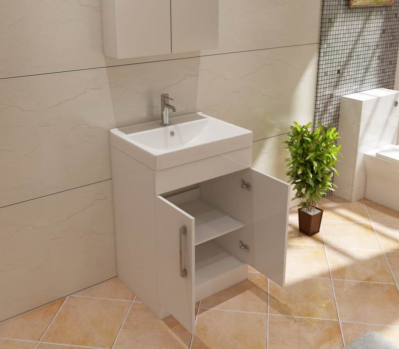 Star 600 White Unit And Basin